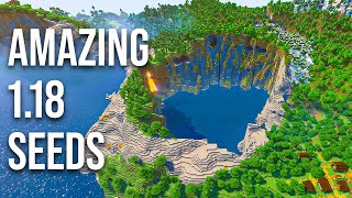 The Best Seeds for Caves and Cliffs 118 Minecraft [upl. by Anitsyrc]