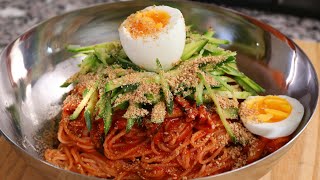 Bibimguksu Spicy mixed noodles비빔국수 [upl. by Samantha]