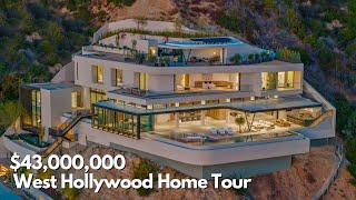 Why this 43 Million Hollywood Hills HOME Redefines “The CALIFORNIA DREAM” [upl. by Araiet]