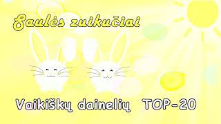 ✨️Muzika vaikams TOP20 I ☀️ Saulės zuikučiai [upl. by Kerek]