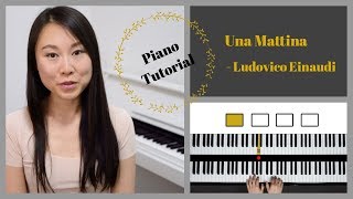 Una Mattina  🎼 Piano Tutorial deutsch Teil 1 von 3 [upl. by Etnomal350]