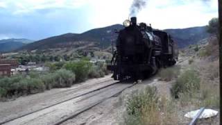 Nevada Northern RR 93 Grade Crossing [upl. by Halbert902]