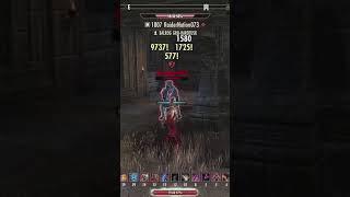 NightBlade EASY Onslaught GANK  20k Onslaught Crits BonkBlade SoF eso pvp shorts [upl. by Carvey190]