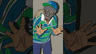 MF DOOM Art music rap hiphop art mfdoombeats digitalart digitalartwork hiphopart shorts [upl. by Erreipnaej]