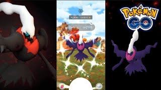 First Ever✨️Shiny Darkrai Raid in pokemongo [upl. by Collar640]