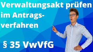 Verwaltungsakt prüfen Teil 2  Schema und Merkmale  Beispiel Antragsverfahren [upl. by Agnimod206]