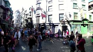 VR 360 Video Diagon Alley Tour  The Wizarding World of Harry Potter  Universal Studios Orlando [upl. by Hazem544]