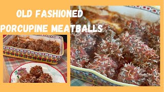 Old Fashioned Porcupine Meatballs [upl. by Herahab]