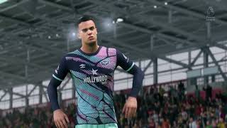 Gameplay FC 24  Brentford vs Fulham  Premier League  20232024 [upl. by Annaitat]