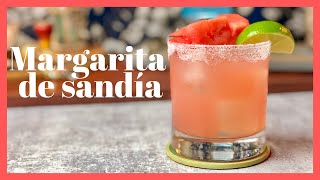 🍉Cómo hacer MARGARITA de SANDÍA ► receta detallada paso a paso [upl. by Ettenad]