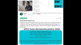 GPhC Revision for November 2024 Exam Clinical High Weighting [upl. by Lledo]