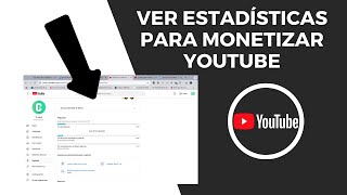 Como VER las ESTADISTICAS de MONETIZACION en Youtube  2024 [upl. by Silenay693]