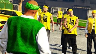 Playing as a MEMBER of GROVE STREET GTA 5 [upl. by Neras]