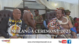 His Majesty King Mswati III has arrived at the Umhlanga ceremony 2023 [upl. by Arrec]