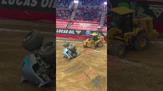 It’s Megalodon monsterjam megalodonshark megalodonmonstertruck monstertruck backflip shorts [upl. by Lananna]