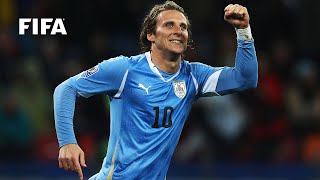 Diego Forlan goal vs Germany  ALL THE ANGLES  2010 FIFA World Cup [upl. by Ahsekan]