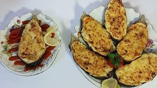 وصفات سهلة لرمضان غراتان باذنجال محشي باللحم المفروم والبشاميل شهي ولذيذ gratin badhinjan farcis [upl. by Llevel]