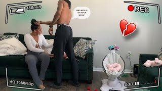 HICKEY PRANK ON MY BOYFRIEND HILARIOUS 😭 [upl. by Aihselat]