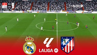 REAL MADRID vs ATLETICO DE MADRID  La Liga Santander 20232024  04 February 2024  PES Gameplay [upl. by Zat]