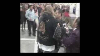 Fat Axl Rose Beats Down a Paparazzi at LAX [upl. by Sinnelg]