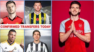 🚨 ALL CONFIRMED TRANSFER NEWS TODAY SUMMER 2023Declan rice to Arsenal fires Edin dzeko ✅tonali 🔥 [upl. by Nomead239]