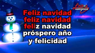 🎄 FELIZ NAVIDAD KARAOKE COMPLETO HD REGALO 🎁 [upl. by Thisbee729]