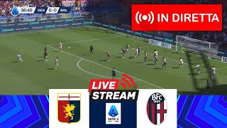 GenoaBologna IN DIRETTA  Lega Serie A 202425  Partita in diretta oggi [upl. by Entsirhc]