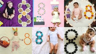 Baby photoshoot 012 month ideas  DIY baby photoshoot  Monthly baby photoshoot ideas [upl. by Hamo]