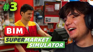 BİME KASİYER ALDIM   Supermarket Simulator 3 [upl. by Seuqram]