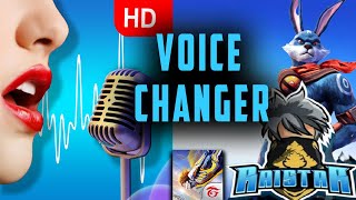 Voice Changer Like RaiStar  How to change voice in Free Fire  Voice Changer use for Free Fire [upl. by Hahcim]