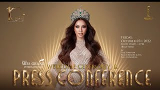 🔴 Live  Welcome CEREMONY amp Press conference of Miss Grand international 2022 [upl. by Myrtice]