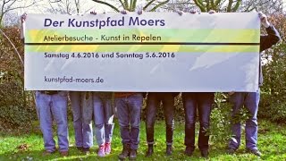 Der Kunstpfad Moers 2016  Atelierbesuche  Kunst in Repelen [upl. by Barbie379]