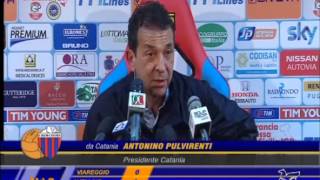 CataniaJuventus Pulvirenti quotE la prima volta che una panchina fa annullare un golquot [upl. by Gracye]