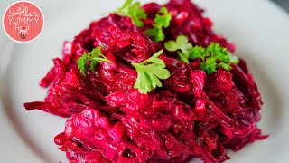 Russian Creamy Beetroot Salad Recipe  Beet Salad  Салат из свеклы [upl. by Jer]