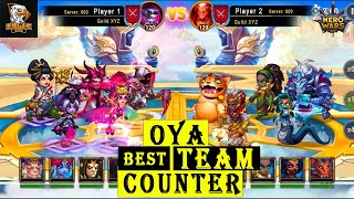 Oya Best Team And Counter Battles  Hero Wars Mobile Alliance [upl. by Castara]