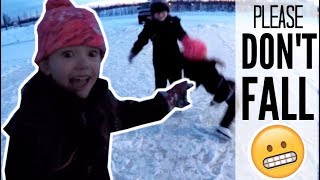 DONT FALL  VLOGMAS DAY 8Somers In Alaska Vlogs [upl. by Refenej]