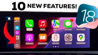 iOS 18 Apple CarPlay is AMAZING 10 NEW FEATURES [upl. by Amesari294]