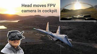 RC Mig29 Jet Immersive FPV Landings using Head Tracker [upl. by Lavro]