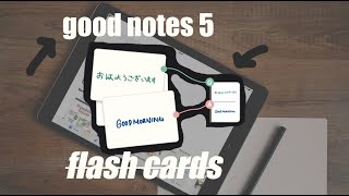 Goodnotes 5 How to use flashcards [upl. by Nils945]