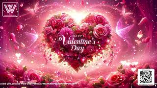 Happy Valentines Day 2024 Video Greetings for WhatsApp Status [upl. by Thalia]