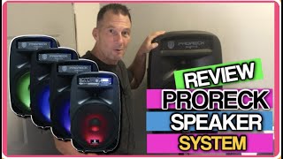 PRORECK PARTY 15 Portable 15 Inch Speaker System REVIEW [upl. by Duer]