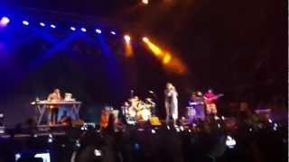 Wiz Khalifa  Young Wild amp Free LIVE  Milano 15072012 [upl. by Kitty]