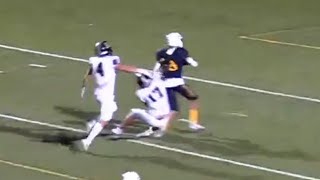 Did High School Football Officials Just Let A Player Use A HorseCollar Tackle [upl. by Ydnir]