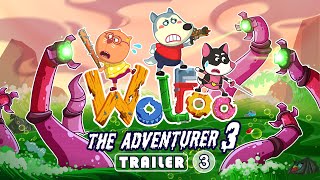 NEW NEW NEW🍀 Wolfoo The Adventurer 3 🍀 OFFICIAL TRAILER 3 🍀 Wolfoo Series Kids Cartoon [upl. by Asehr11]