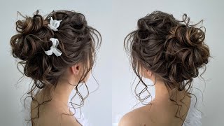 Wedding updo Amazing tutorial [upl. by Anawad]