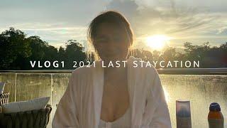 VLOG surprise staycation for my mom 💖  tented vlillas  The Abode Resort amp Spa  Brunei 🌴👙💦 [upl. by Ijat]