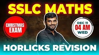 SSLC MATHS CHRISTMAS EXAM  HORLICKS LIVE  MS SOLUTIONS [upl. by Eimaral]