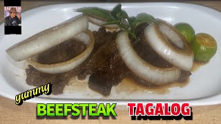 How to cook the famous amp delicious “Beefsteak Tagalog” Filipino style [upl. by Rehpotsihc689]