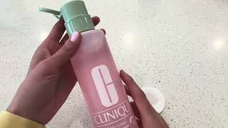 Review of Clinique Clarifying Lotion  Face Exfoliator For Oily Skin [upl. by Quennie]