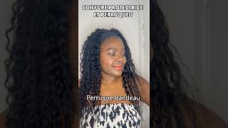 Protective style vs perruque bandeau 4chair naturalhair hairstyle wig [upl. by Nywloc]